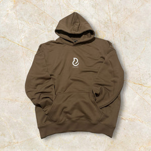 "BTS" Oversized Hoodie (Downtown Brown)