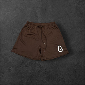 Premium Mesh Basketball Shorts (Espresso)