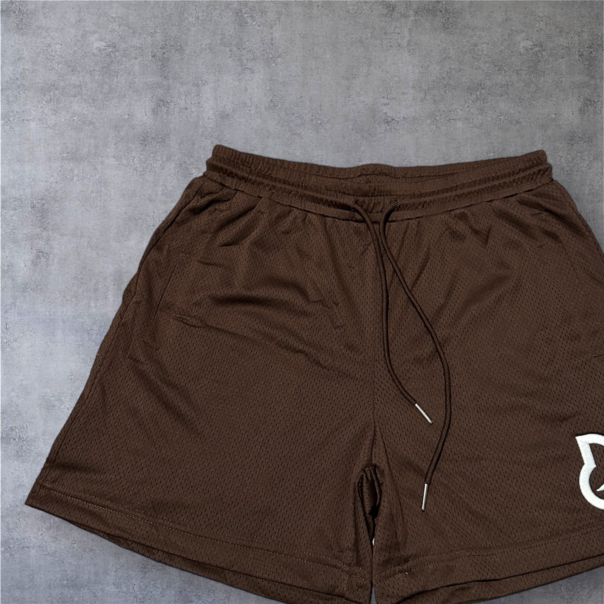 Premium Mesh Basketball Shorts (Espresso)